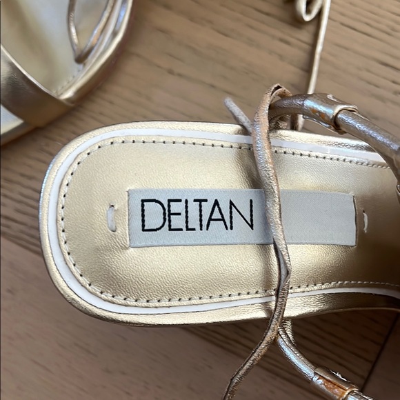 Gold Women's Sandals - Picture 2 of 4